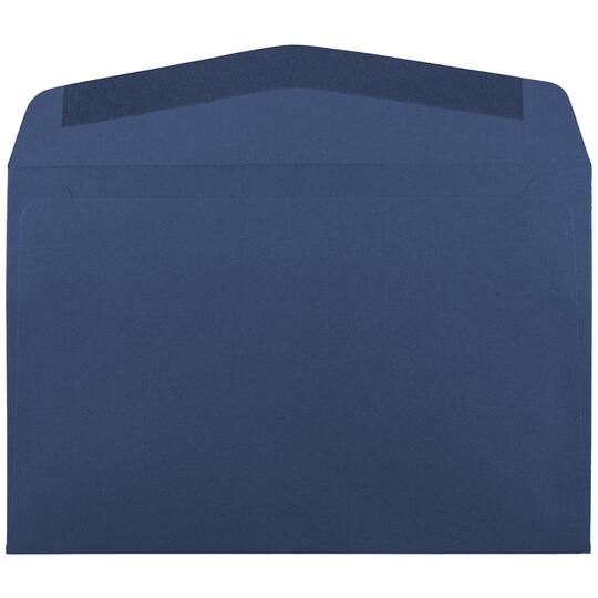 JAM Paper 6" x 9" Presidential Blue Booklet Premium Envelopes, 25ct.